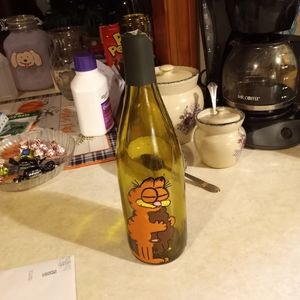 Garfield and pooky lighted bottle